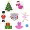 CookieCutter.com Nutcracker 8 Piece Cookie Cutters Set, Nutcracker, Fairy, Tutu, Christmas Tree, Gift Boxes, Ballerina, Tin Plate Steel, USA